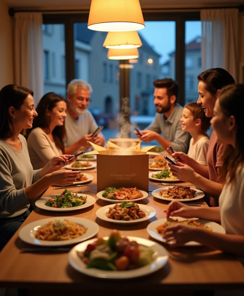 livraison de plats familiaux